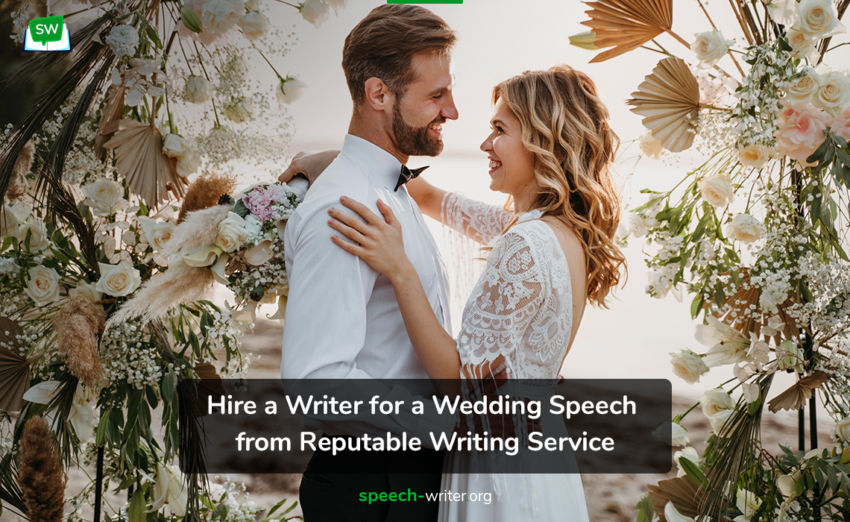 Hire a Writer for a Wedding Speech